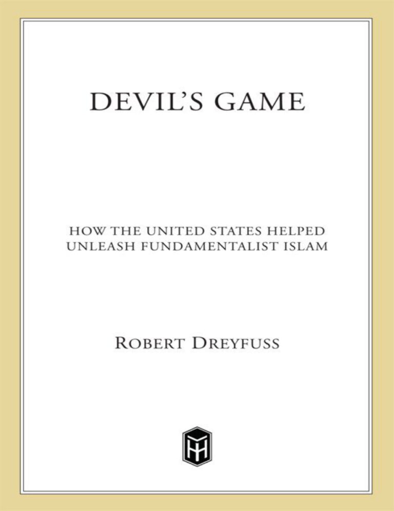 Devils Game Robert dreyfuss Kitap Kapağı