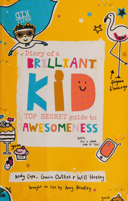 Diary of a brilliant kid Gavin oattes Kitap Kapağı