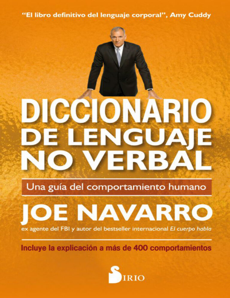 Diccionario de lenguaje no verbal Spanish Edition Joe Navarro Kitap Kapağı
