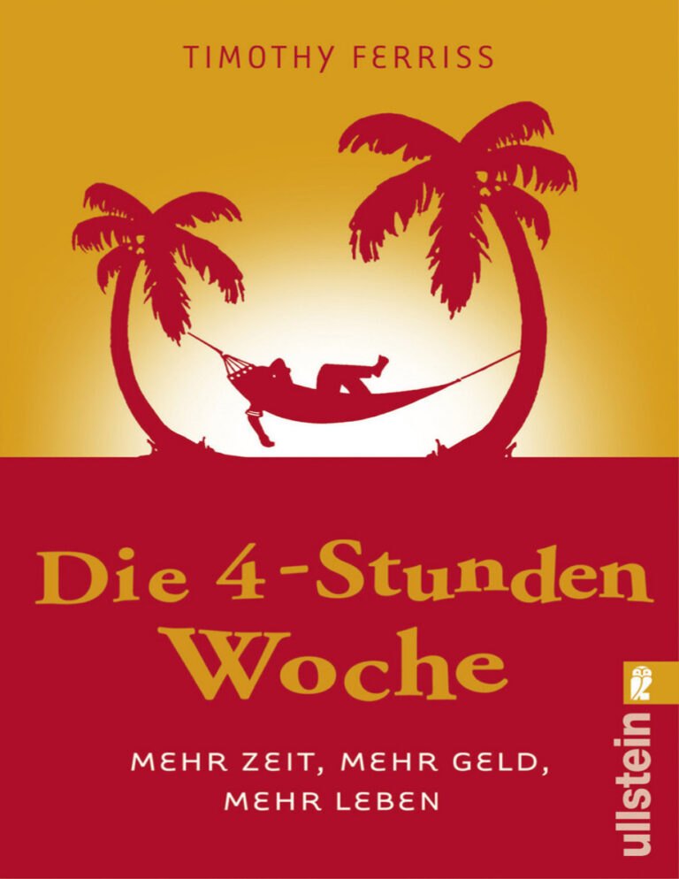 Die 4 Stunden Woche German Edition Timothy Ferriss Kitap Kapağı