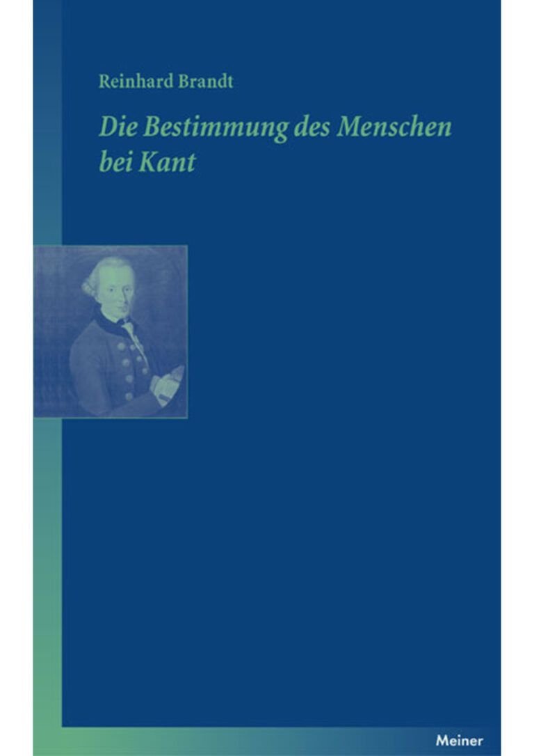 Die Bestimmung des Menschen bei Kant German Edition Reinhard Brandt Kitap Kapağı