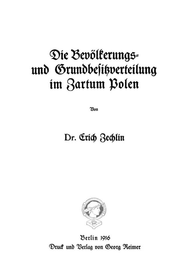 Die Bevölkerungs- und Grundbesitzverteilung im Zartum Polen PDF Download