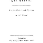 Die Bruder German Edition Terenz Kitap Kapağı