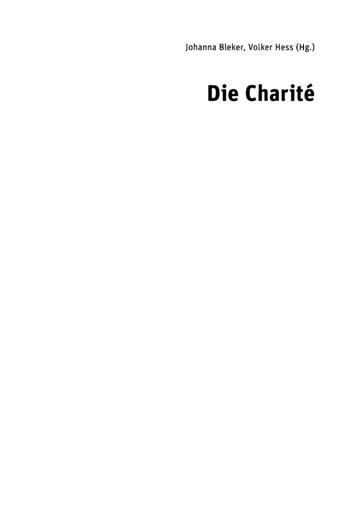 Die Charité PDF Download