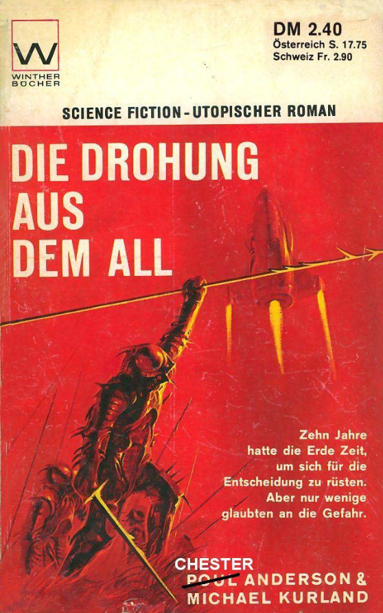 Die Drohung aus dem All German Edition Anderson Chester Kitap Kapağı