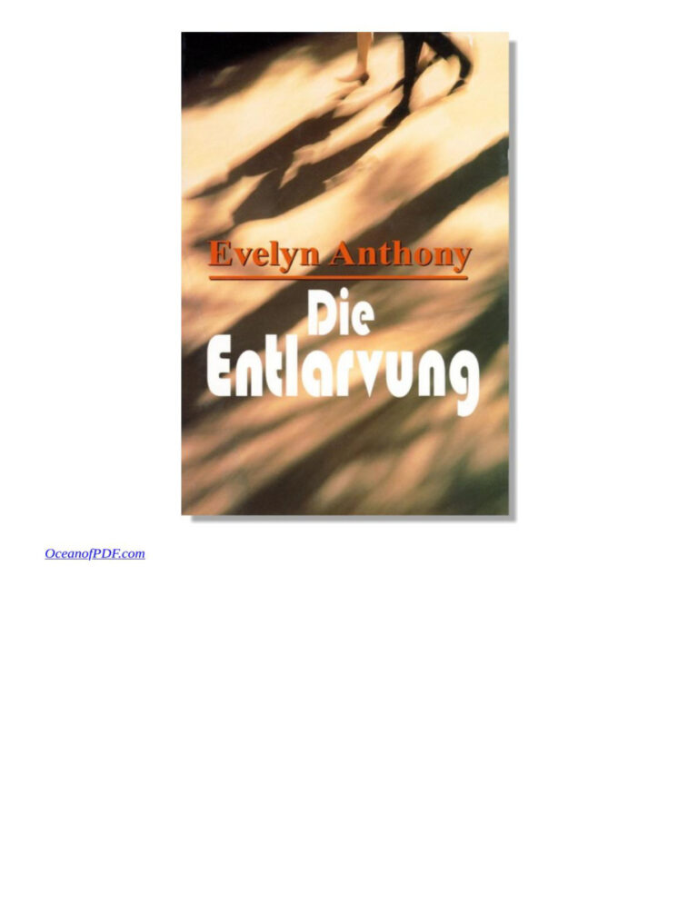Die Entlarvung Anthony Evelyn Kitap Kapağı
