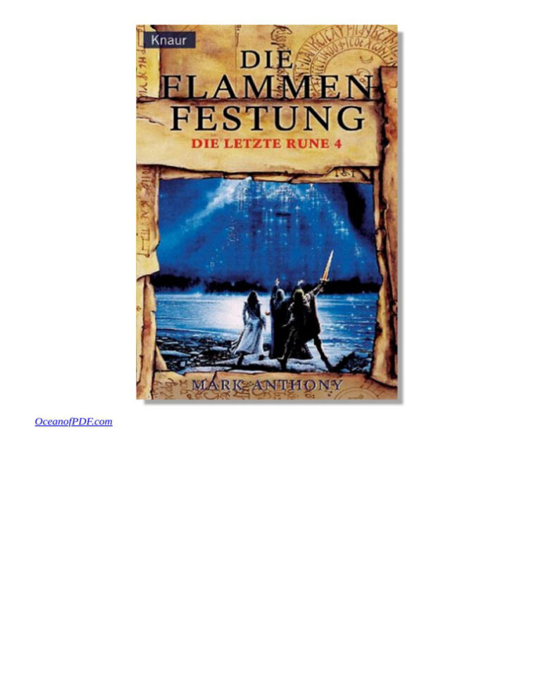 Die Flammenfestung Anthony Mark Kitap Kapağı