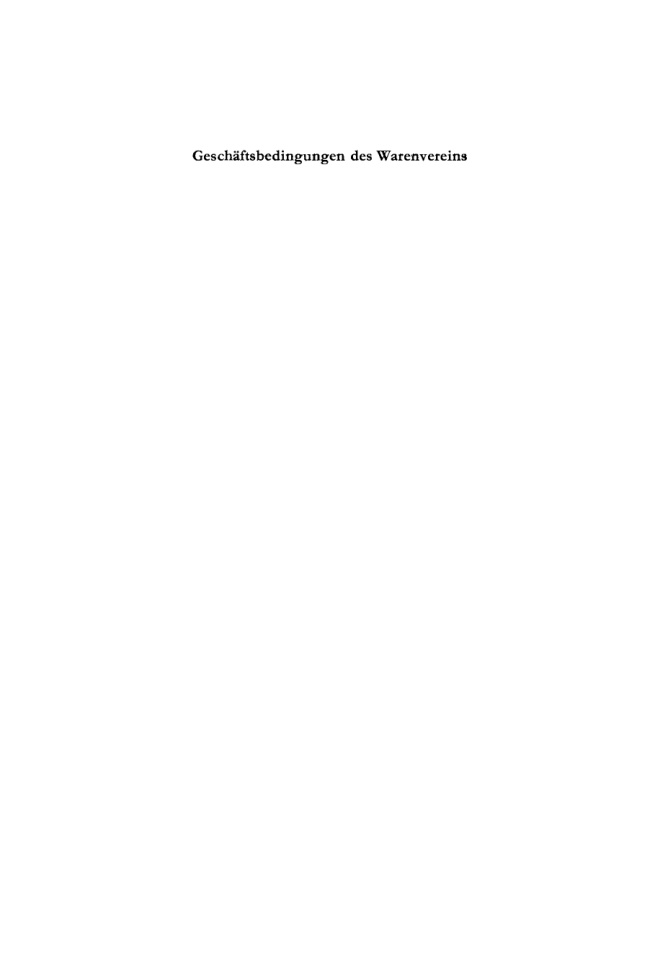 Die Geschäftsbedingungen des Vereins zur Förderung des Hamburgischen Handels PDF Download