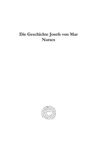 Die Geschichte Josefs von Mar Narses German Edition Victor Grabowski Kitap Kapağı