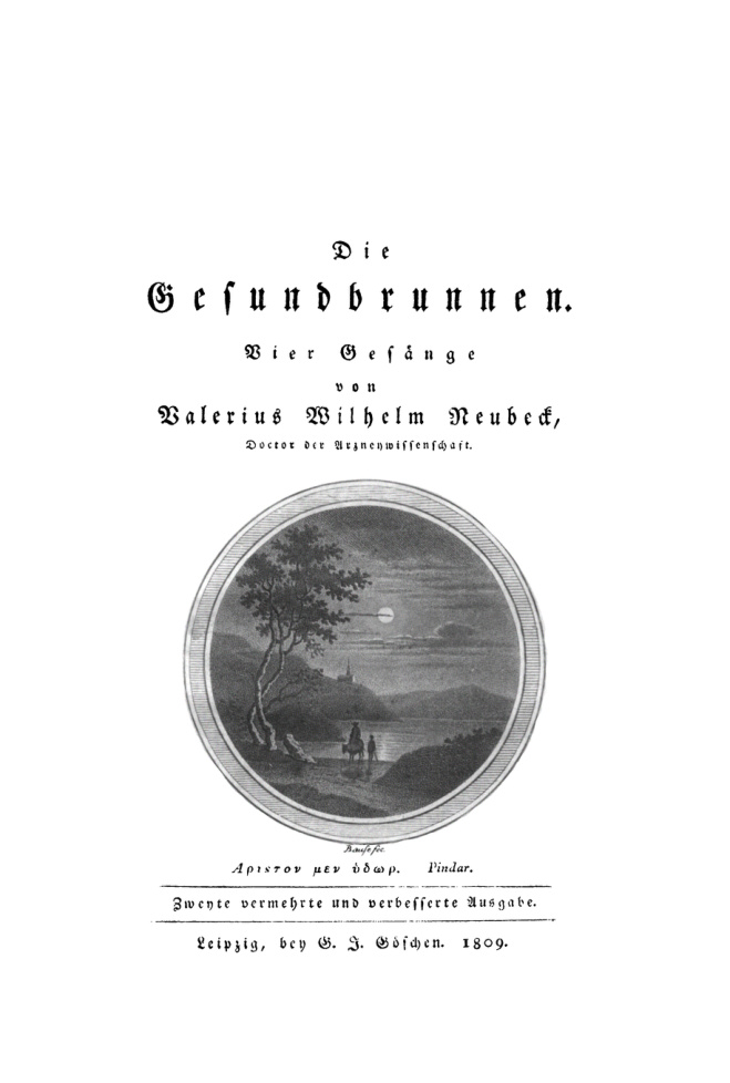 Die Gesundbrunnen German Edition Valerius Wilhelm Neubeck Kitap Kapağı
