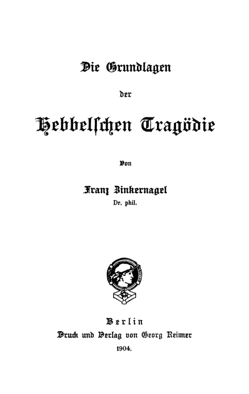Die Grundlagen der Hebbelschen Tragödie PDF Download