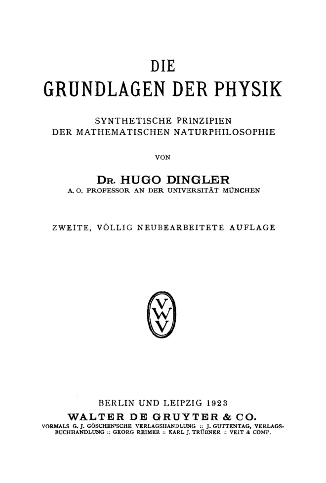 Die Grundlagen der Physik PDF Download
