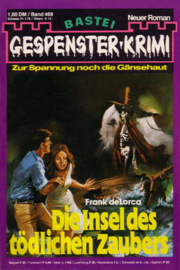 Die Insel des todlichen Zaubers German Edition Gespenster Krimi 469 Kitap Kapağı