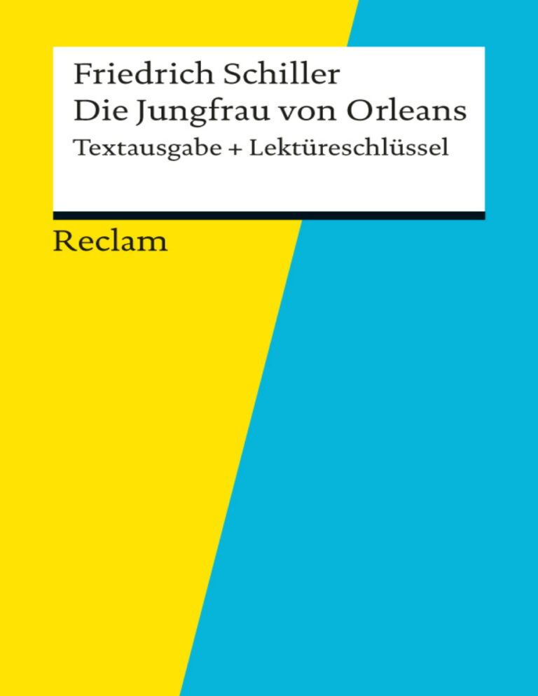 Die Jungfrau von Orleans Friedrich Schiller Kitap Kapağı