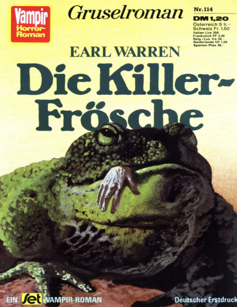 Die Killer Froesche German Edition Warren Earl Kitap Kapağı
