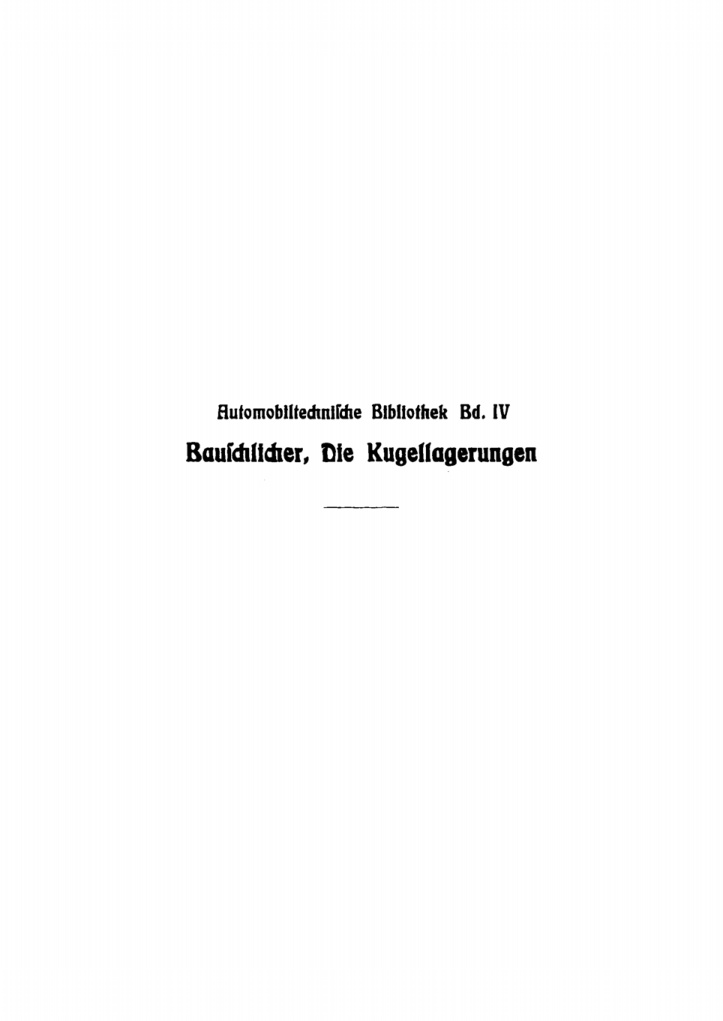 Die Kugellagerungen German Edition August Bauschlicher Kitap Kapağı