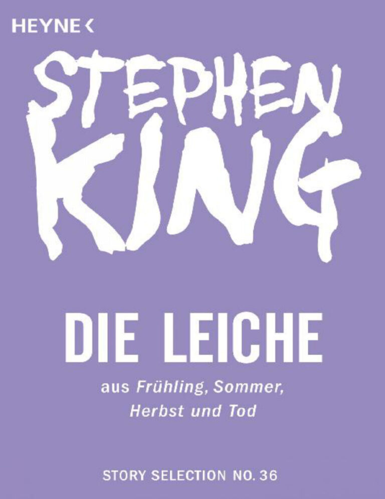 Die Leiche Stephen King Kitap Kapağı