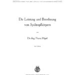 Die Leistung und Berechnung von Spultropfkorpern German Edition Franz Popel Kitap Kapağı