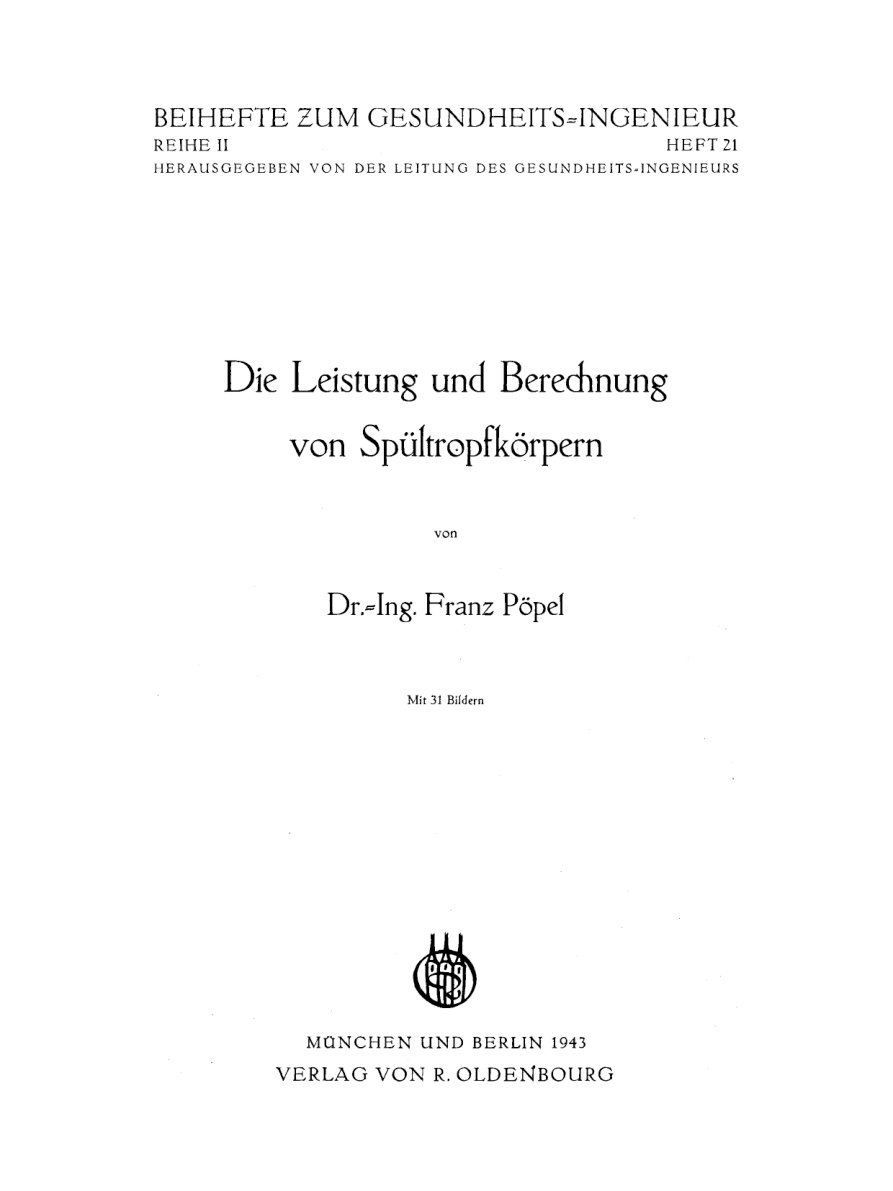 Die Leistung und Berechnung von Spültropfkörpern PDF Download