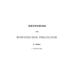 Die Litteraturen der romanischen Volker German Edition Gustav Grober Kitap Kapağı