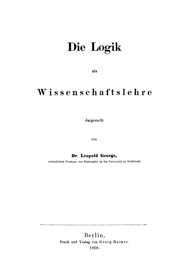 Die Logik als Wissenschaftslehre PDF Download