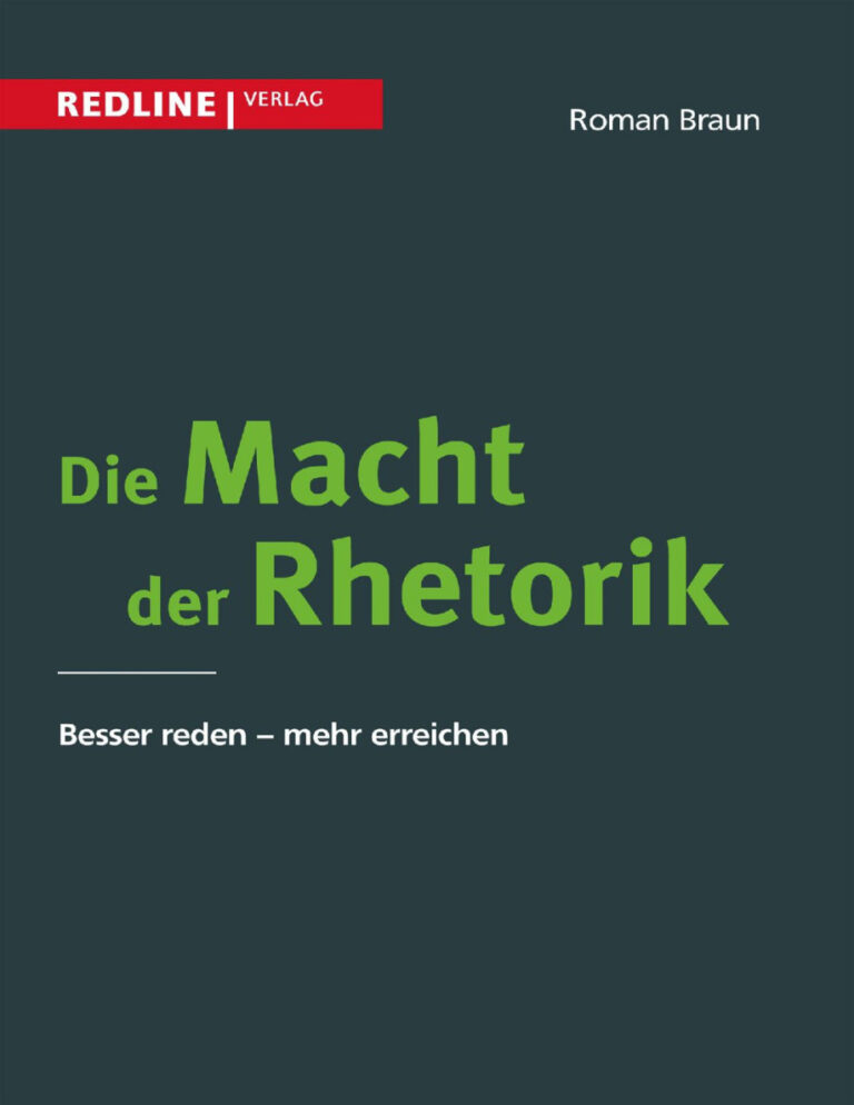 Die Macht der Rhetorik German Edition Roman Braun Kitap Kapağı