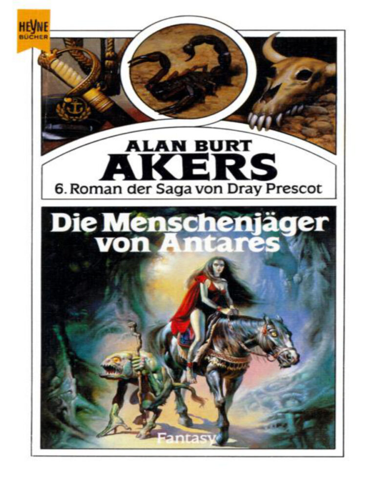 Die Menschenjaeger von Antares German Edition Akers Alan Burt Kitap Kapağı