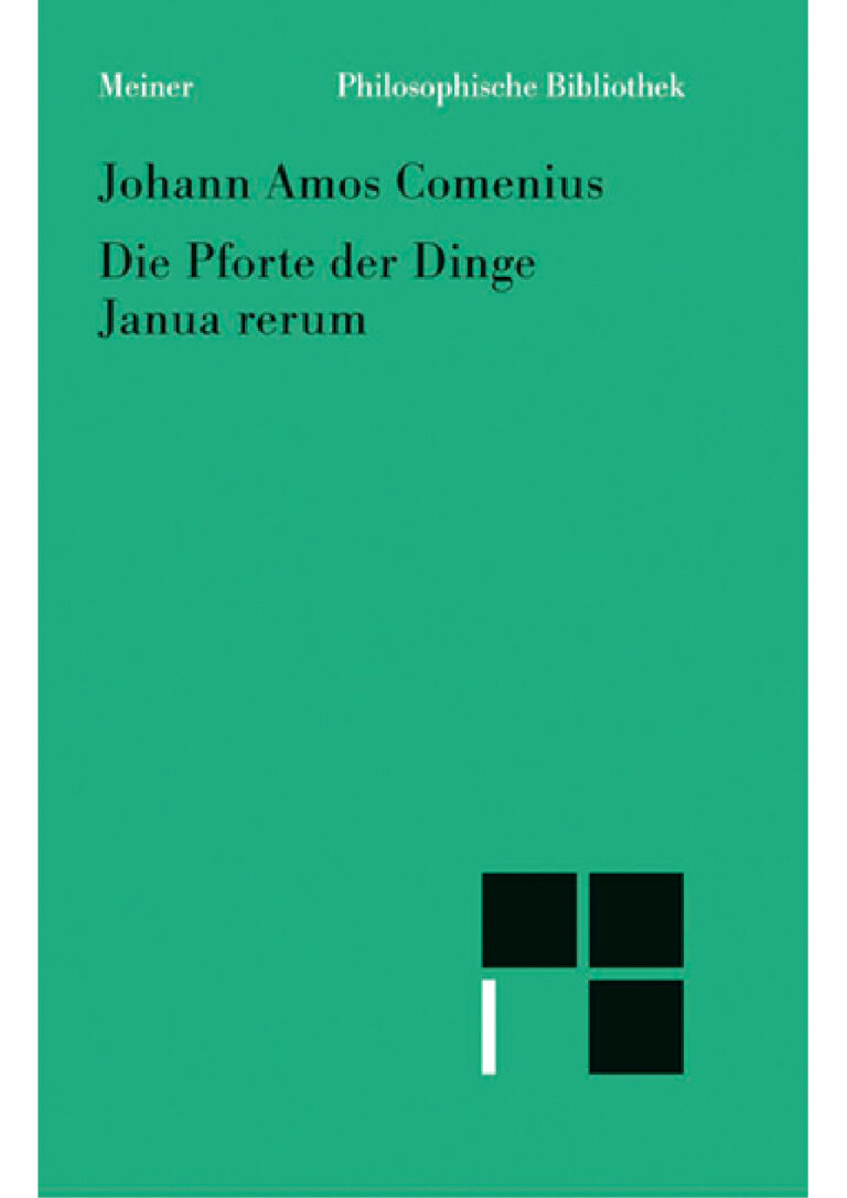 Die Pforte der Dinge Janua rerum German Edition Johann Amos Comenius Kitap Kapağı