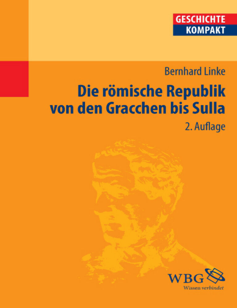 Die Romische Republik von den Gracchen bis Sulla German Edition Bernhard Linke Kitap Kapağı