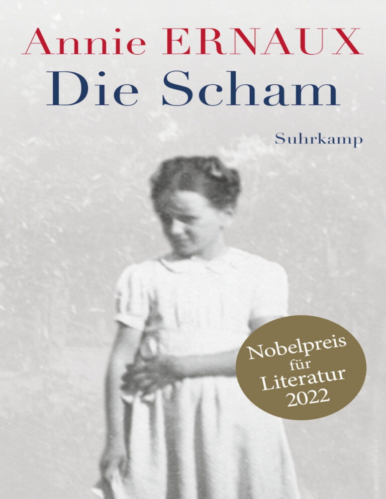 Die Scham German Edition Annie Ernaux Kitap Kapağı