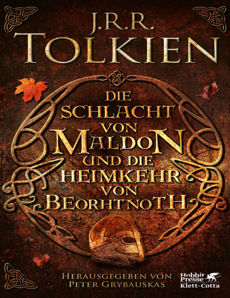 Die Schlacht von Maldon und Die Heimkehr von Beorhtnoth German Edition J R R Tolkien Kitap Kapağı