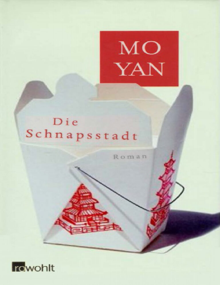 Die Schnapsstadt Yan Mo Kitap Kapağı
