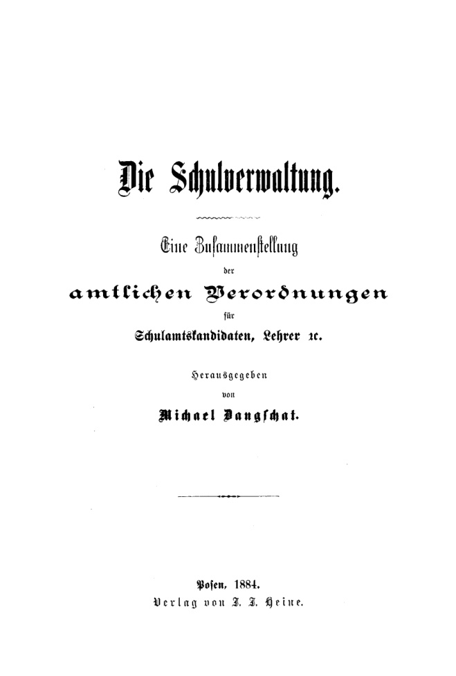 Die Schulverwaltung German Edition Michael Dangschat Kitap Kapağı