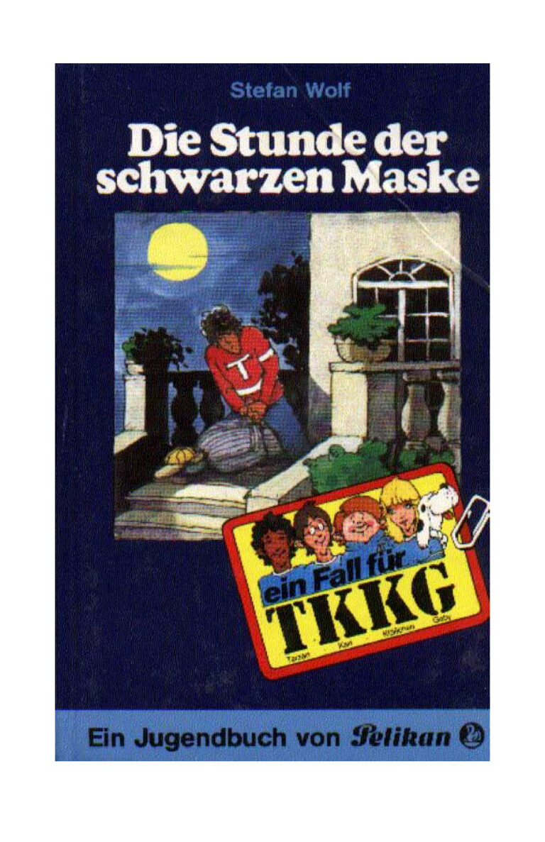 Die Stunde der schwarzen Maske German Edition TKKG 25 Kitap Kapağı