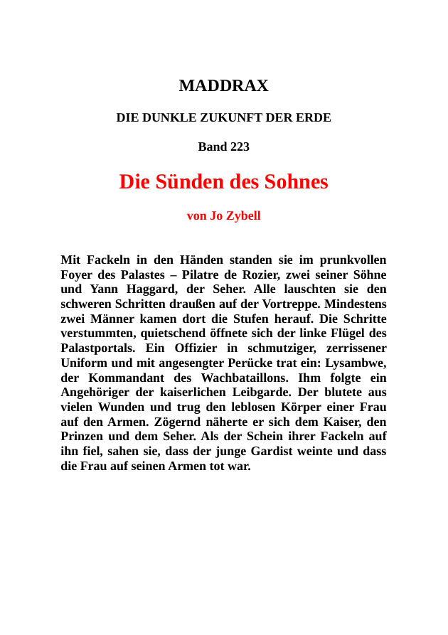 Die Sunden des Sohnes German Edition Jo Zybell Kitap Kapağı