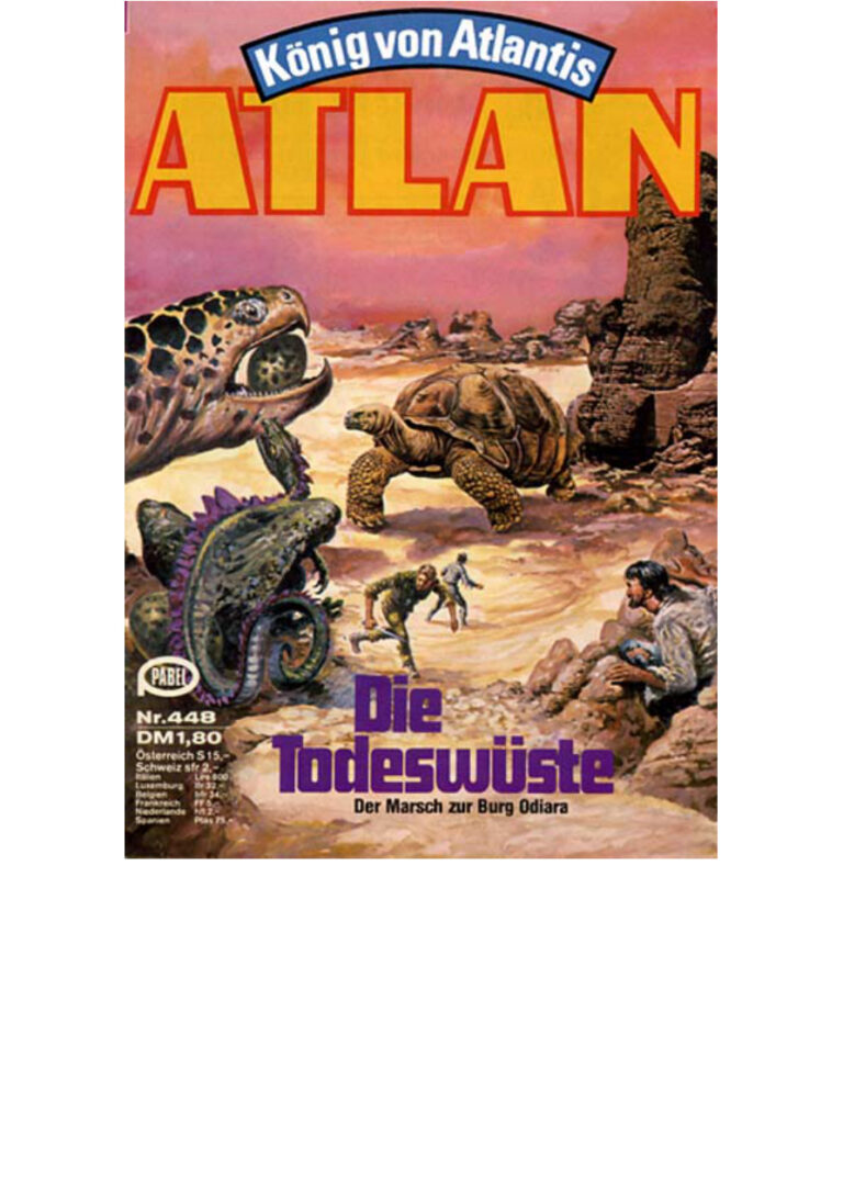 Die Todeswuste German Edition Atlan Heft448 Kitap Kapağı