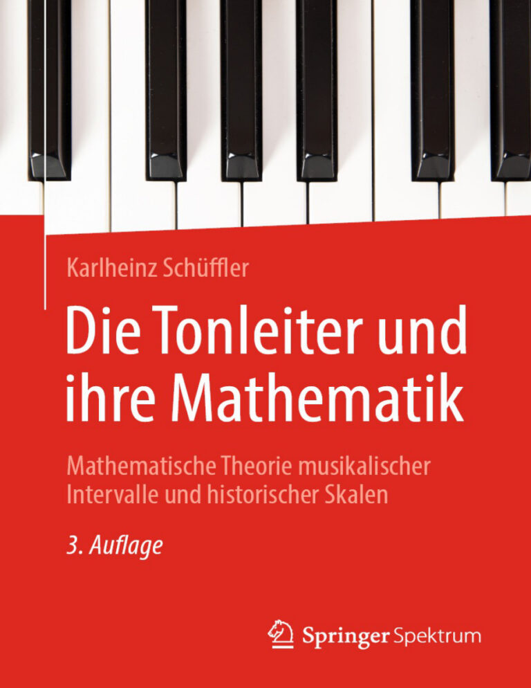 Die Tonleiter und ihre Mathematik German Edition Karlheinz Schuffler Kitap Kapağı