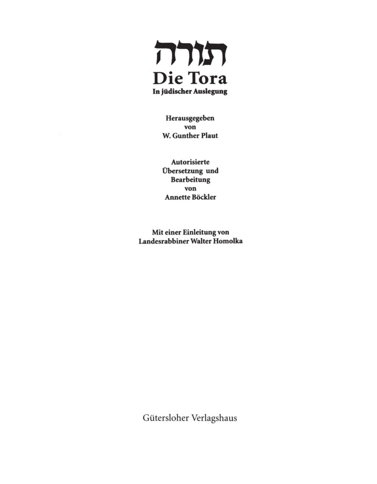 Die Tora Band III Wajiqra Leviticus German Edition Gunther W Plaut Kitap Kapağı