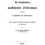 Die Verpfandung ausstehender Forderungen mit Ausschluss der Hypotheken und Inhaberpapiere German Edition Georg Marcus Kitap Kapağı