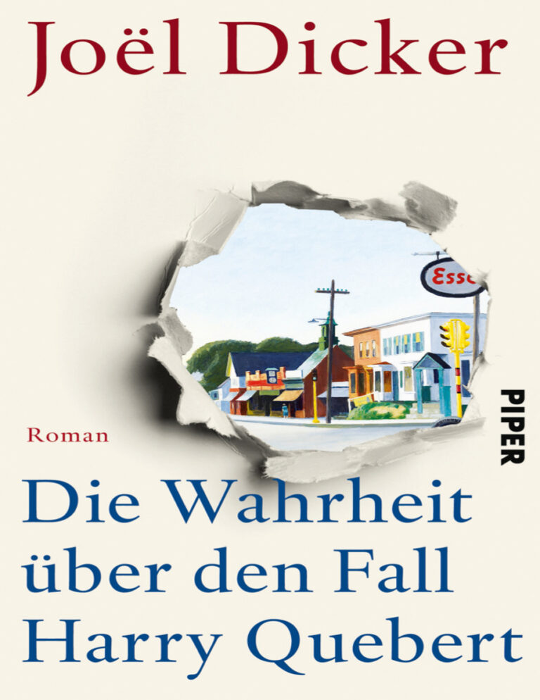 Die Wahrheit uber den Fall Harry Quebert German Edition Joel Dicker Kitap Kapağı