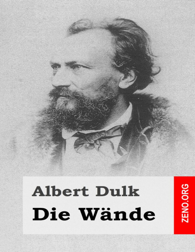 Die Wande German Edition Dulk Albert Kitap Kapağı