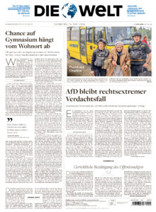 Die Welt Mai 14 2024 GER Die Welt Kitap Kapağı
