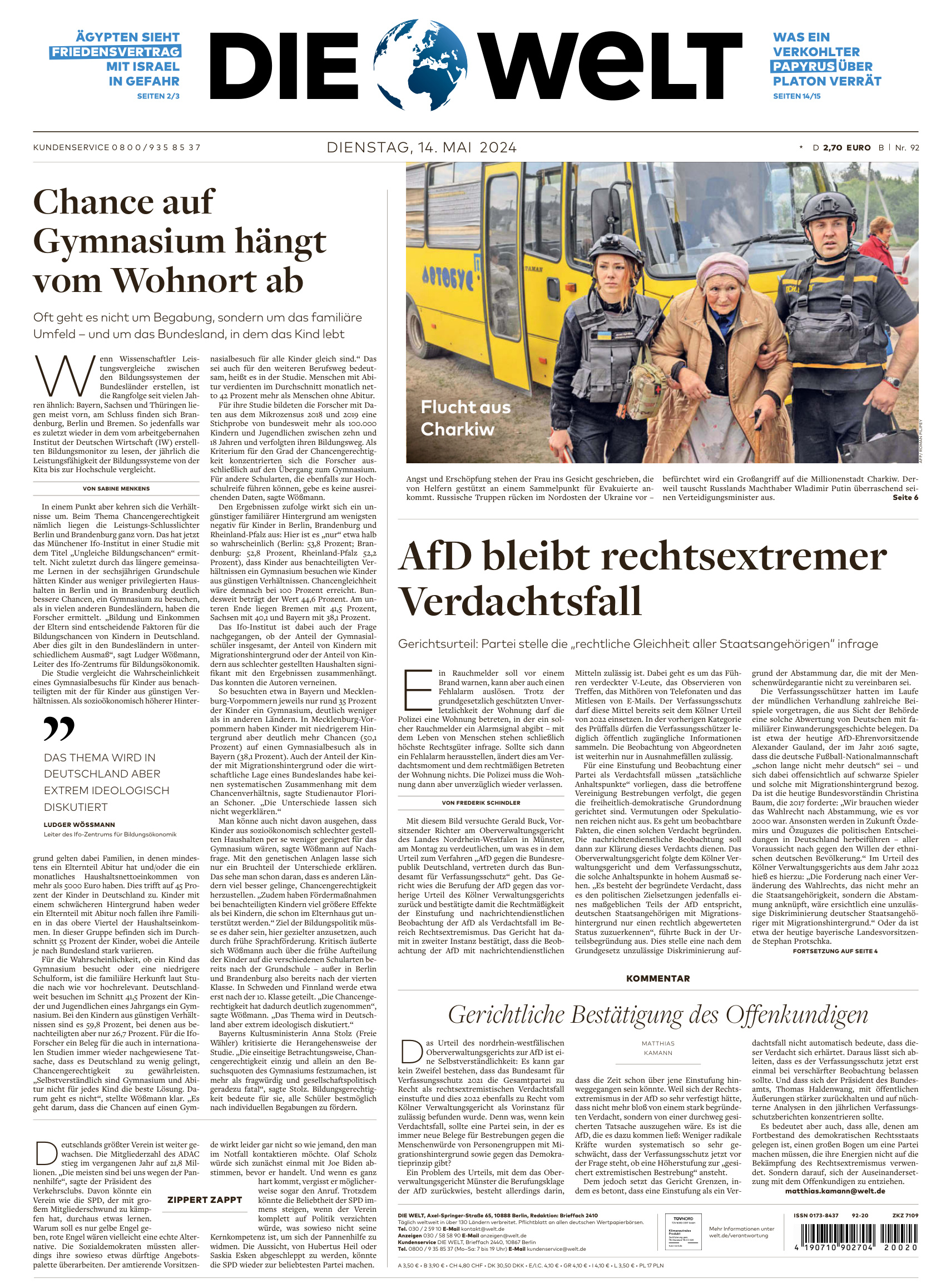 Die Welt - 14 Mai 2024 PDF Download