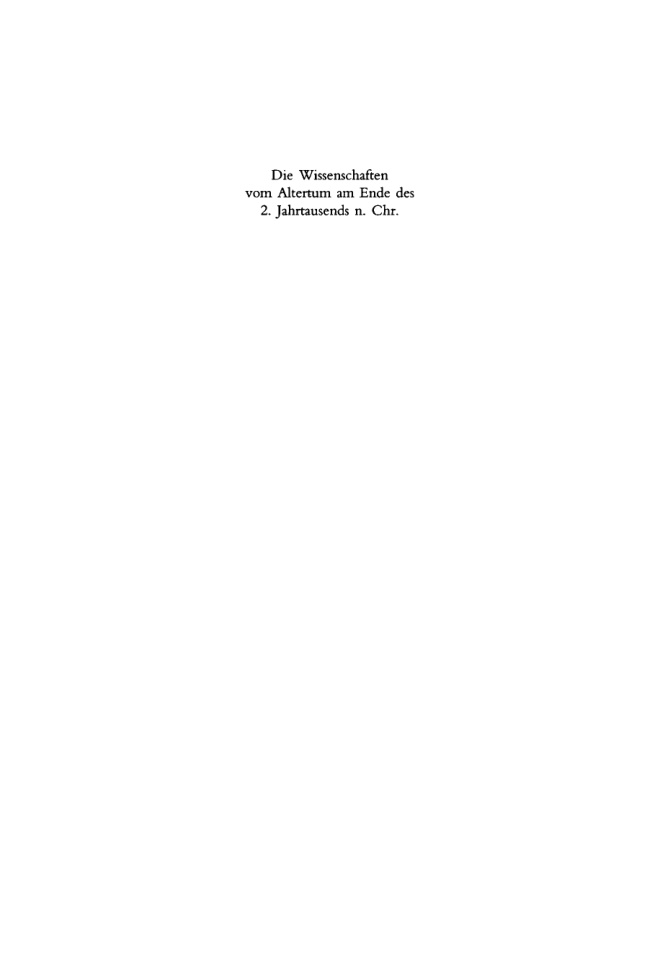 Die Wissenschaften vom Altertum am Ende des II Jahrtausends n Chr German Edition Ernst Richard Schwinge Kitap Kapağı