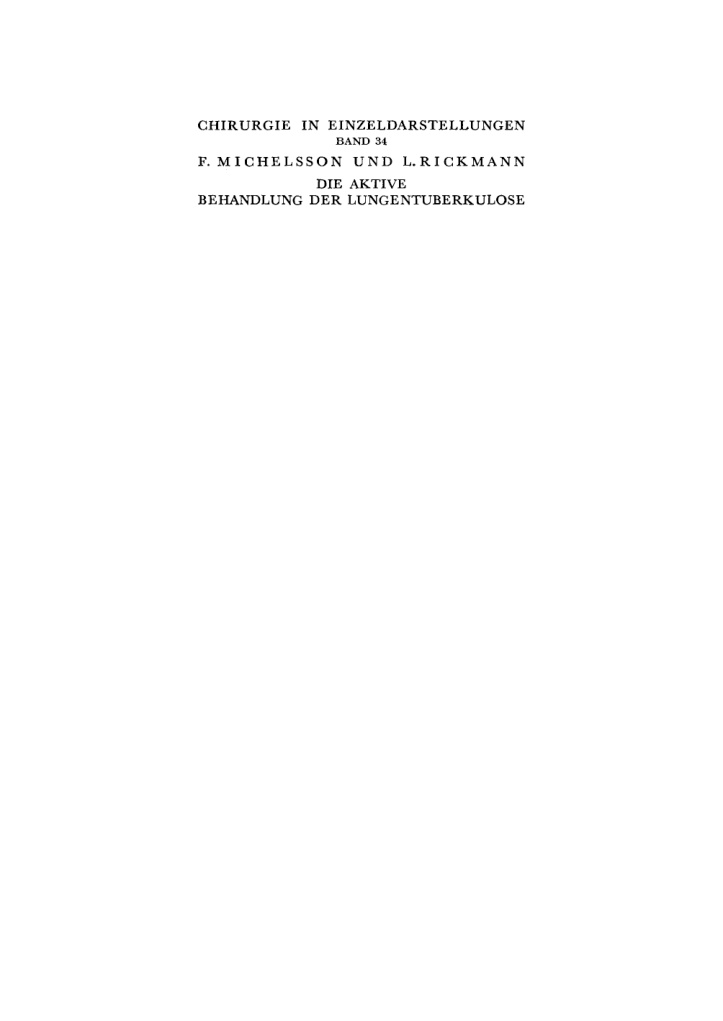 Die aktive Behandlung der Lungentuberkulose German Edition Friedrich Michelsson Kitap Kapağı