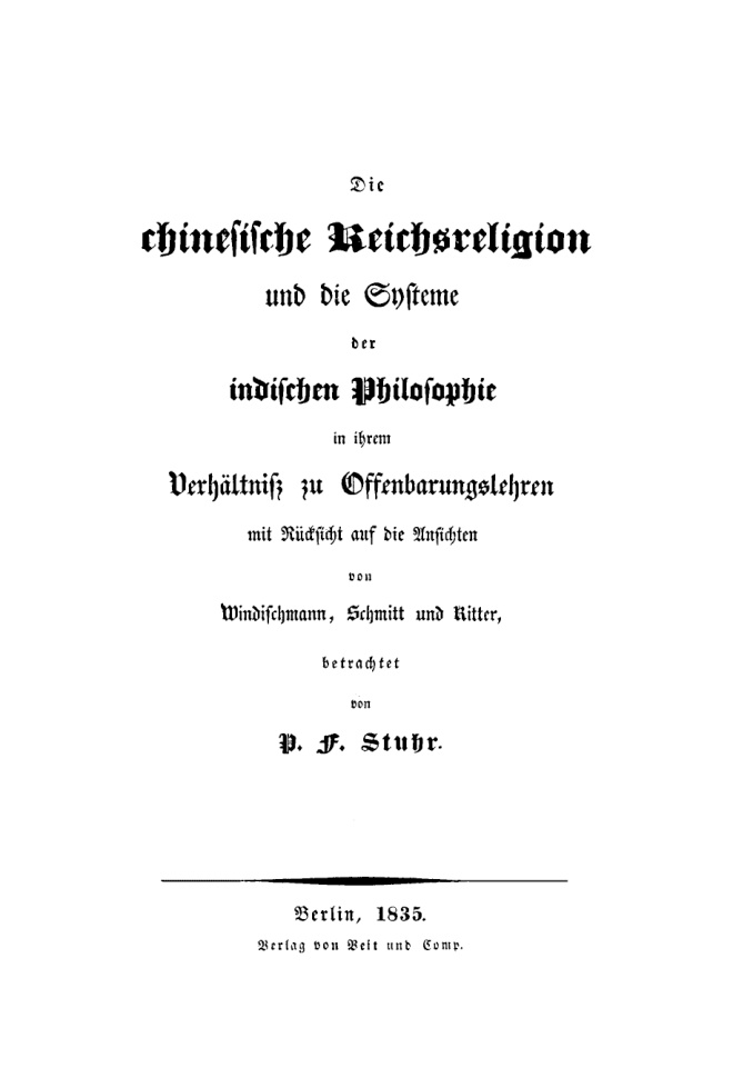 Die chinesische Reichsreligion und die Systeme der indischen Philosophie in ihrem... PDF Download