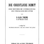 Die christliche Demut German Edition Karl Thieme Kitap Kapağı