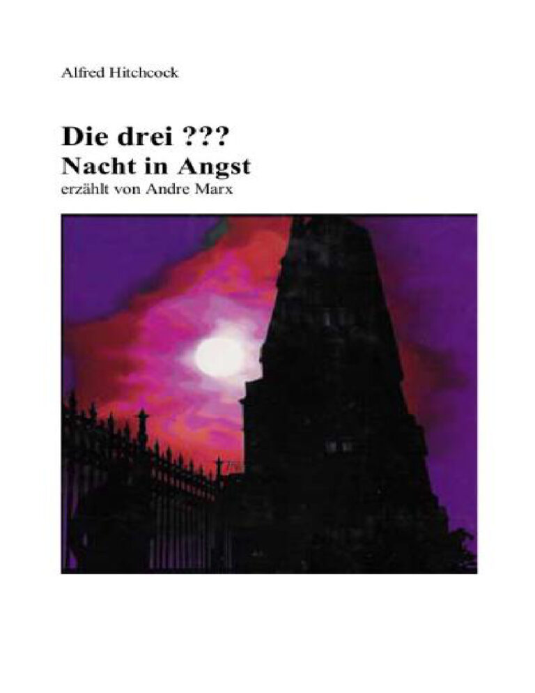 Die drei und die Nacht in Angst German Edition Marx Andre Kitap Kapağı