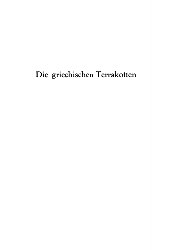 Die griechischen Terrakotten PDF Download