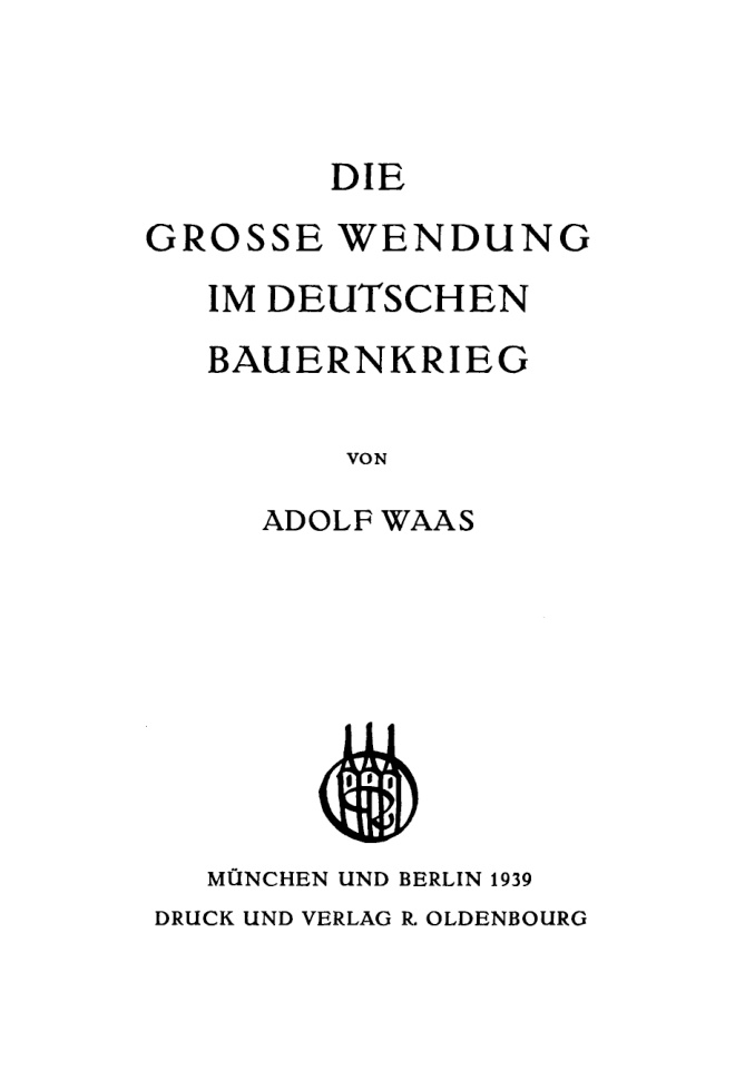 Die große Wendung im deutschen Bauernkrieg PDF Download